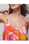 Bleu Rod Italic Floral Geometric Overlay One-Piece Pink Multi | Women Soma Swim