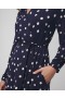 Cool Nights Short Robe Merry Dot G Navy/ivory | Women Soma Matching Sets & Separates