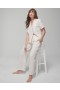 Cotton Gauze Pants Dbl Cloth Bw Stripe | Women Soma Matching Sets & Separates