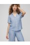Cotton Gauze Short-Sleeve Notch Collar Crossdye Make Me Blush | Women Soma Matching Sets & Separates
