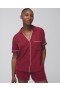 Cotton Gauze Short-Sleeve Pajama Top Island Guava | Women Soma Matching Sets & Separates
