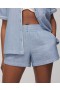 Cotton Gauze Shorts Dbl Cloth Bw Stripe | Women Soma Matching Sets & Separates
