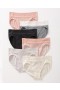 Cotton Modal Lace High Leg 6 Pack Blended Animal Hush Mltpk | Women Soma Panties
