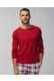 Family Pajamas Men's Henley Paint The Town Red | Women Soma Pajama Tops