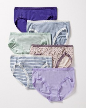 Cotton Modal High Leg 6 Pack Fundamental M Blur Pack | Women Soma Panties