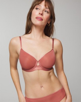 Lightly Lined Perfect Coverage Bra Warm Amber | Women Soma Bras