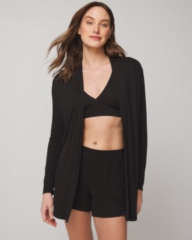 Lightweight Rib Knit Wrap Heather Opal Gray | Women Soma Matching Sets & Separates