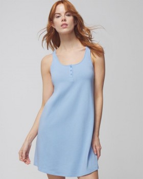 Most Loved Cotton Tank Sleepshirt Heather Agate | Women Soma Sleepshirts