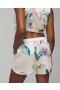  Shorts de cetim sedutores Sketchbook Flora G Marfim | Conjuntos e peças separadas Soma para mulheres