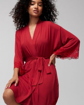  Robe curto de renda Cool Nights Paint The Town Red | Lingerie Soma Feminina