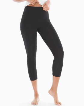  Leggings Gearr Riachtanach Dubh | Bun Soma do Mhná