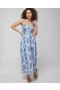  Abito midi in morbido jersey con reggiseno allacciato all'americana Cherished Stripe Coconut | Abiti midi Soma da donna