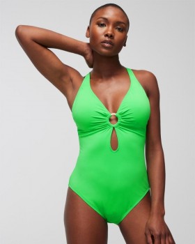  Costume intero sopra le spalle Bleu Rod Ring Me Up Parakeet | Costume da bagno Soma da donna