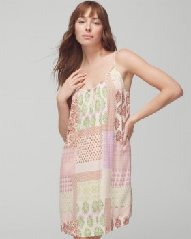 Rayon Challis Chemise Perfect Patchwork Bianco S | Set coordinati e separati Soma da donna