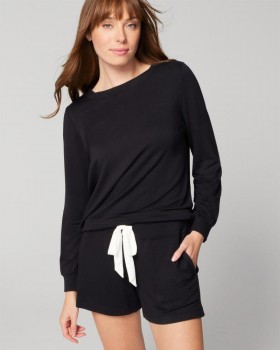  Completo di pantaloncini a maniche lunghe Sunday Skip A Beat Blu navy | Set e capi coordinati Soma da donna