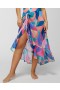  Beyond Full Circle Chiffon Ruffle Pareo Multi | Dame Soma Swim