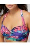 Bleu Rod Hawaiian Punch Shirred Bandeau Multi | Dame Soma Swim