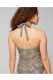  Soma Swim V-Wire Halter Tankini Ornamental Paisley G Lime | Dame Soma Swim