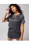  Vaskbare silkeshorts Galaxy Grey | Dame Soma pysjamasbukser