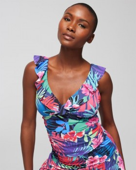  Bleu Rod Hawaiian Punch Ruffle Tankini Multi | Dame Soma Swim