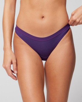 Bomullsmodal Skreddersydd Thong Roaming Ditsy Mini Rosa | Dame Soma Truser