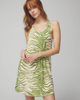 Koszula nocna Cool Nights Tank Sleepshirt Dreamland Stripe Blue | Damskie koszule nocne Soma