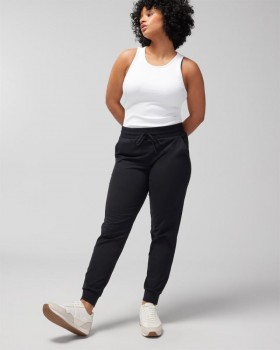  Spodnie dresowe Tech Knit Jogger w kolorze czarnym | Damskie spodnie Soma