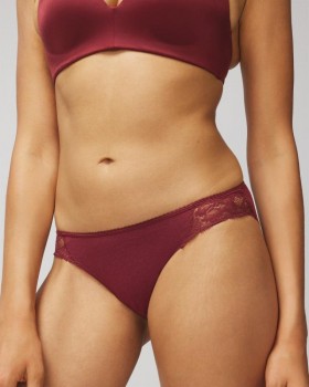 Bikini Vanishing Edge z mieszanki bawełny i koronki Cant Be Tamed Mini Pink | Bielizna damska Soma