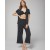 Spodnie Cool Nights Cropped Plumeria Dot Black | Damskie zestawy Soma do kompletu i oddzielne części