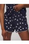  Pantaloni scurți de pijama Cool Nights cu imprimeu Merry Dot G bleumarin/ivory | Seturi și articole vestimentare asortate Soma pentru femei