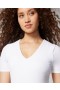  Body de manga corta con cuello en V en blanco óptico | Tops y bodies Soma para mujer