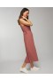  Dámské midi šaty Everstretch Relaxed Travel Bra Dress Crossdye Make Me Blush |