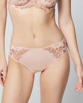  Dámské kalhotky Soma s krajkou Vanishing Edge Sensuous Lace v barvě Champagne Dreams