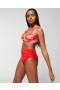  Soma Swim Plunge Bikinitop Palmero Floral G Rød | Dame Soma Swim