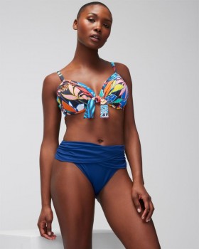 Bleu Rod Kore Sarong Hipster Marineblå | Dame Soma Swim