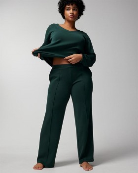  Luksuriøse Modal Wide-Ben Pants Woodland | Dame Soma Underdele