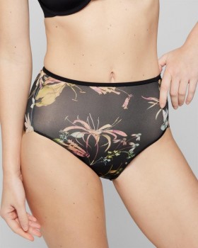  Vanishing Edge Microfiber Modern Brief Warm Sienna | Dame Soma Lingeri