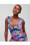  Bleu Rod Hawaiian Punch Ruffle Tankini Multi | Dames Soma Swim