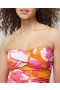 Bleu Rod Italic Floral Twisted Bust Tankini Pink Multi | Dames Soma Swim