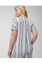  Cool Nights split-neck T-shirt met korte mouwen Annalisa Stripe Lavender | Dames Soma bijpassende sets en losse items