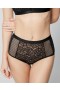  Mixed Media Retro Slip Zwart | Dames Soma Panties