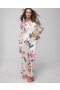  Satijnen wijde broek Garden Gecko Lush Emerald | Dames Soma pyjamabroek
