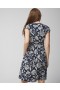  Zachte Jersey Twist Korte BH-jurk met Bloemen Batik Tijdloos | Dames Soma Korte Jurken