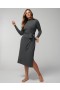  Zachte jersey wikkel midi-bh-jurk Heather Quartz | Soma midi-jurken voor dames
