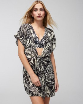  Bleu Rod Ciao Bella korte jurk zwart | Dames Soma Swim