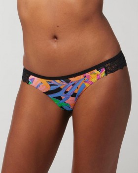  Omarmbare betoverende kanten string zwart | Dames Soma slipjes