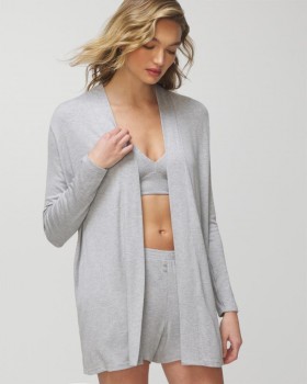  Lichtgewicht geribbelde omslagdoek Heather Opal Gray | Soma bijpassende sets en losse items voor dames