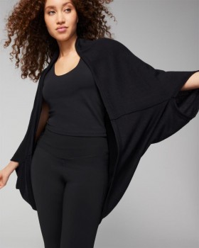  Luxe Soft Cocoon Cardigan Zwart | Dames Soma Truien & Jassen