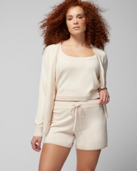 Luxe zachte shorts perkament | Dames Soma Bottoms