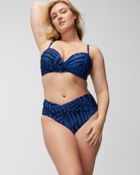  Soma Swim Twist-Front Bikinibroekje Ongelofelijk Echt Blauw | Dames Soma Swim